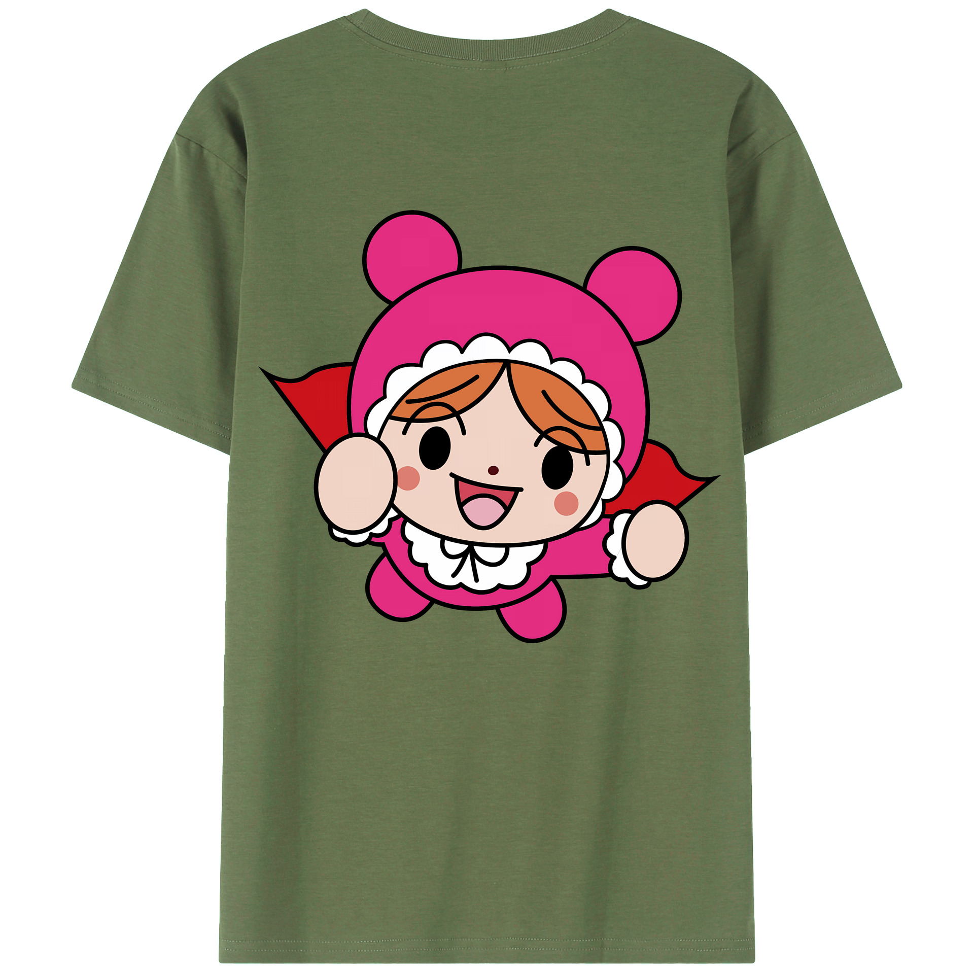 （画像用） アンパンマン Anpanman 綿100％ メンズ半袖Tシャツ（バックプリント） 通気性